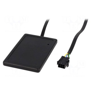 RFID reader | 7÷32V | 1-wire | antenna | 54x85x7mm | black | 125kHz