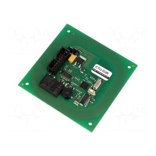 RFID reader | antenna,built-in relay | 79.5x79.5x12mm | 8÷16V