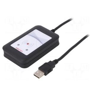 RFID reader | antenna | 88x56x18mm | GPIO,USB | 4.3÷5.5V | f: 13,56MHz