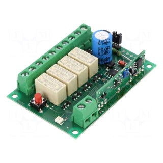 Module: RF | AM receiver | OOK | 433.92MHz | -100dBm | 12VDC | 65x45x18mm