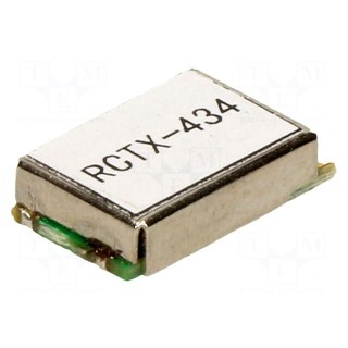 Module: RF | AM transmitter | ASK,OOK | 433.92MHz | 4÷12VDC | 11dBm | SMD
