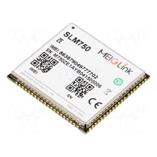 Module: LTE | Down: 10Mbps | Up: 5Mbps | LCC | 32x29x2.8mm | Network: WiFi