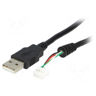 Cable-adapter | 2m | USB | USB A | Works with: T3DO-M,T3DO-N