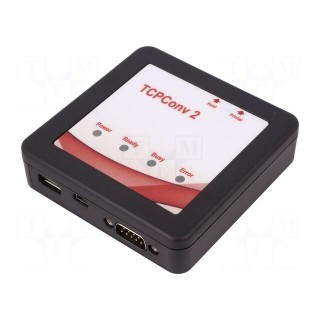 Interface converter | Ethernet,RS232,USB | 95x95x25mm | 5VDC