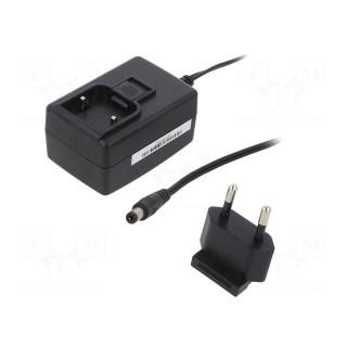 Power supply | ABS,polycarbonate | black | 3A | 5VDC