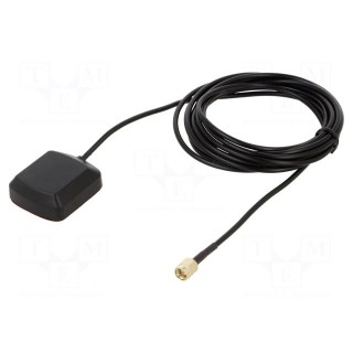 Antenna | GNSS,GPS | -2.5dBi | RHCP | magnet,for ribbon cable | Len: 3m