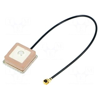 Antenna | GPS | 0dBi | RHCP | Mounting: for building in | 50Ω | 1,575GHz