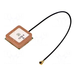 Antenna | GPS | 2dBi | RHCP | Mounting: for building in | 50Ω | 1,575GHz