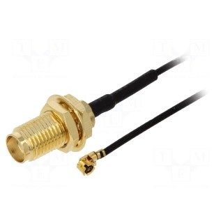 Cable-adapter | female,IPX,SMA | -40÷85°C | 500mm