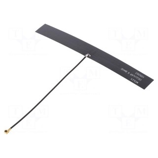 Antenna | 2G,3G,4G,GSM,LTE | 3dBi | linear | for ribbon cable | U.FL