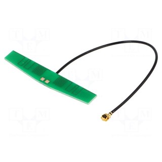 Antenna | GSM | 2dBi | linear | for ribbon cable | 50Ω | 47x7.6x1.2mm