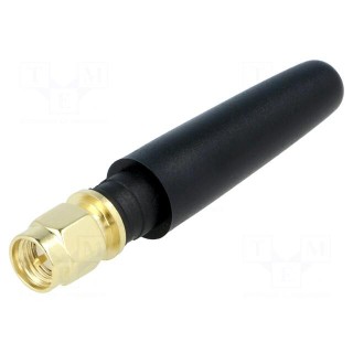 Antenna | GSM | 2dBi | linear | Mounting: twist-on,vertical | 50Ω