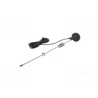 Antenna | GSM | 5dBi | vertical | Mounting: magnet | 50Ω | male,SMA