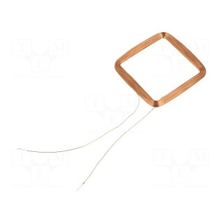 RFID antenna | 125kHz | Body dim: 33x33x1.5mm | 406uH
