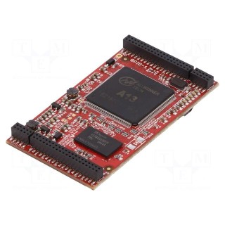 Module: SOM | RAM: 256MB | A13 ARM | 61x33mm | DDR3 | pin strips