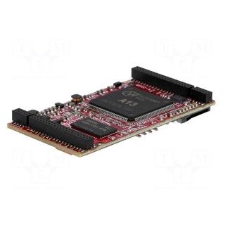 Module: SOM | RAM: 512MB | A13 ARM | 61x33mm | DDR3 | pin strips