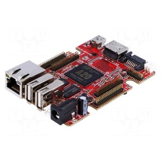 Single-board computer | ARM A20 Dual-Core | 84x60mm | 5VDC | DDR3
