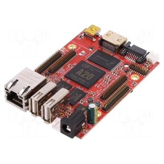 Single-board computer | ARM A20 Dual-Core | 84x60mm | 5VDC | OS: none