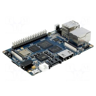 Oneboard computer | RAM: 2GB | A83T ARM Octa-Core | 92x60mm | 5VDC