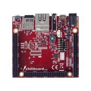 Oneboard computer | RAM: 512MB | AM3358 | 80x74mm | 5VDC | DDR3 | 1GHz