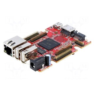 Oneboard computer | RAM: 512MB | A10 ARM | 84x60mm | 5VDC | DDR3