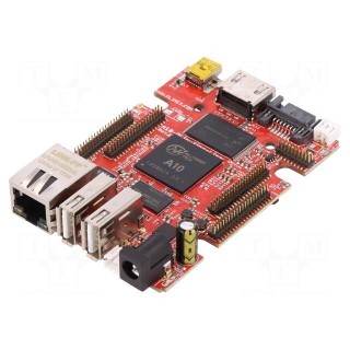 Single-board computer | ARM A10 | 84x60mm | 5VDC | DDR3,NAND Flash