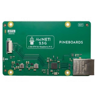 Expansion board | Ethernet,PCIe | adapter | Raspberry Pi 5 | RJ45