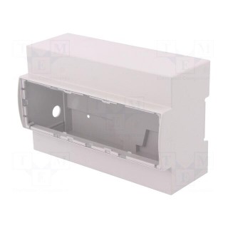 Enclosure: for computer | ABS | grey | X: 142.3mm | Y: 90.5mm | Z: 62mm