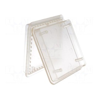 Enclosure: for computer | ABS,polycarbonate | semi-transparent