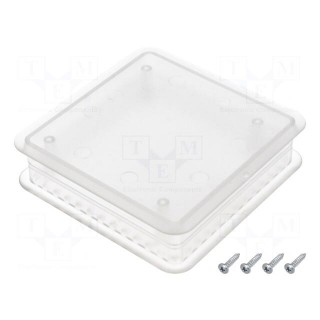 Enclosure: for computer | ABS,polycarbonate | semi-transparent
