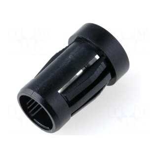 LED holder | 5mm | plastic | concave