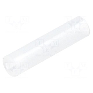 Spacer sleeve | LED | Øout: 4mm | ØLED: 3mm | L: 17mm | natural | UL94V-2