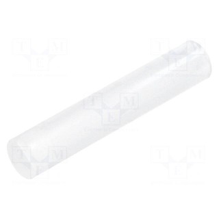 Spacer sleeve | LED | Øout: 4mm | ØLED: 3mm | L: 22mm | natural | UL94V-2