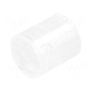 Spacer sleeve | LED | Øout: 4mm | ØLED: 3mm | L: 4.5mm | natural | UL94V-2