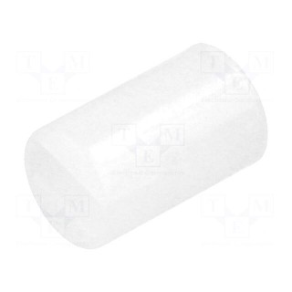 Spacer sleeve | LED | Øout: 4mm | ØLED: 3mm | L: 6.5mm | natural | UL94V-2