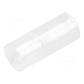 Spacer sleeve | LED | Øout: 4mm | ØLED: 3mm | L: 9.5mm | natural | UL94V-2