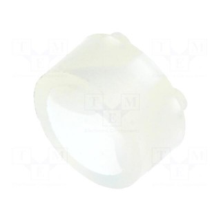 Spacer sleeve | LED | Øout: 5.1mm | ØLED: 5mm | L: 3.1mm | natural