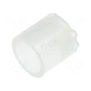 Spacer sleeve | LED | Øout: 5.1mm | ØLED: 5mm | L: 5.6mm | natural