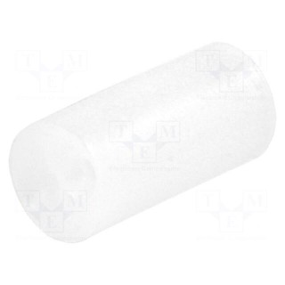 Spacer sleeve | LED | Øout: 5mm | ØLED: 5mm | L: 10mm | natural | UL94V-2