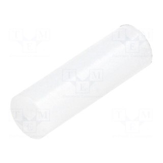 Spacer sleeve | LED | Øout: 5mm | ØLED: 5mm | L: 15.5mm | natural | UL94V-2