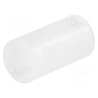Spacer sleeve | LED | Øout: 5mm | ØLED: 5mm | L: 9.5mm | natural | UL94V-2