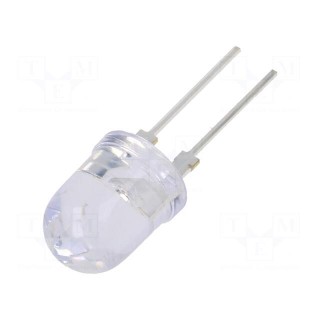 LED | 10mm | red | 30° | Front: convex | 2÷2.6V | No.of term: 2 | -30÷85°C