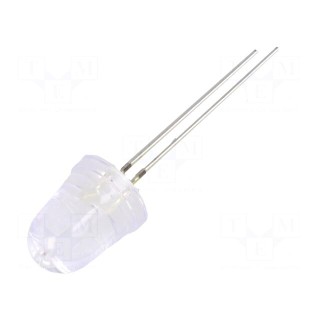 LED | 10mm | red | 8° | Front: convex | 2.1÷2.6V | No.of term: 2 | -30÷85°C