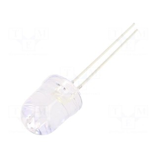 LED | 10mm | white cold | 2180÷3000mcd | 30° | Front: convex | 2.8÷3.4V