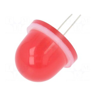 LED | 16mm | red | 650÷3000mcd | Front: convex | 4÷4.2V | No.of term: 2