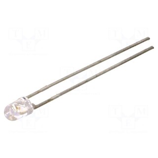 LED | 3mm | green | 599÷3000mcd | 45° | Front: convex | Pitch: 2.54mm
