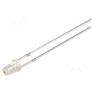 LED | 3mm | red | 15° | Front: convex | 2÷2.5V | No.of term: 2 | 50÷55mW