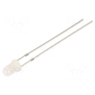 LED | 3mm | red | 68÷100mcd | 30° | Front: convex | 1.8÷2.6V | No.of term: 2