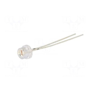 LED | 4.8mm | red | 150° | Front: convex | 1.8÷2.6V | No.of term: 2