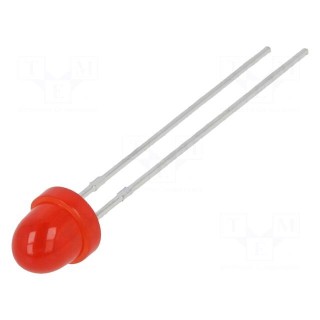 LED | 5mm | red | 40mcd | 60° | Front: convex | 2÷2.5V | No.of term: 2 | 105mW